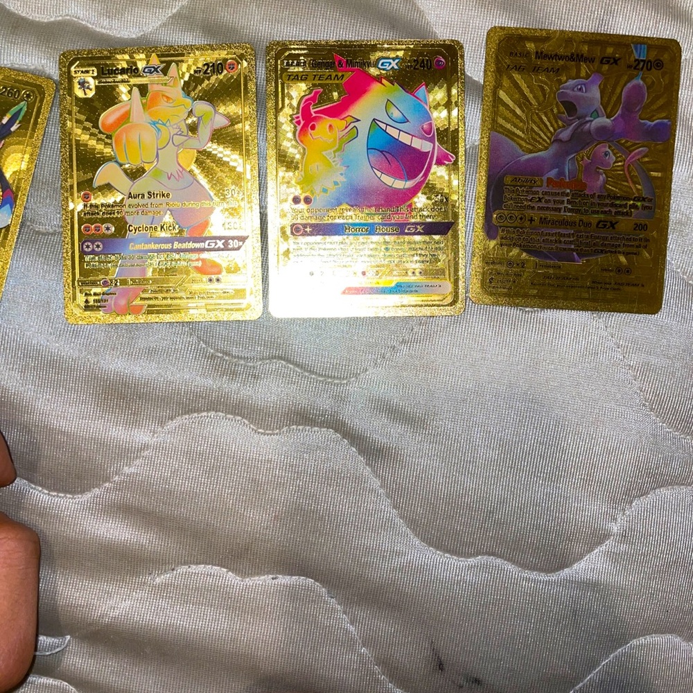 Pokémon gold cards